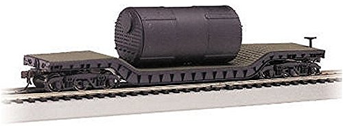 Bachmann Trains Boiler 52' Center-Depressed Flat Car-Ho Scale