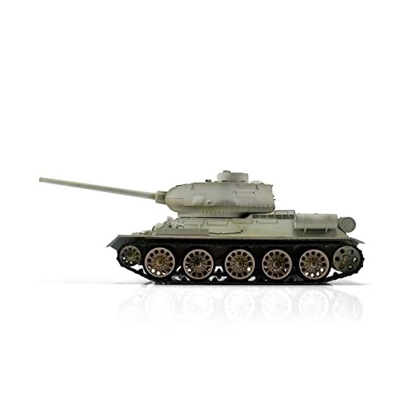 HengLong RC Panzer 3909-Pro - Sowjet T34/85 2.4 GHz 1/16 Profi-Metall BB, Schneetarnung – Bild 4