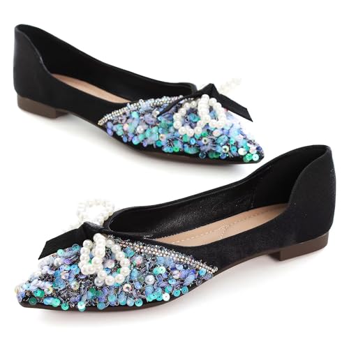 Hee grand Cute Bowknot Ballet Flats for Women