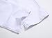 Qazel Vorrlon Men's White Ripped Skinny Distressed Destroyed Slim Jeans Pants with Holes