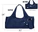 Uhawi Yoga Mat Bag Large Yoga Mat Tote Sling Carrier with 4 PocketsFits Mats with Multi-Functional Storage Pockets Light and Durable（with Yoga Mat Carrying Strap） (Dark Blue)thumb 1