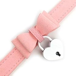 White Padlock Choker Collar Necklace Lolita Bow