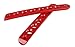 Santu Aluminum Grab Handle Pull Inserts Cover For Jeep Wrangler 2007 - 2017 JK/Unlimited (4 door, Red)