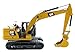 Diecast Masters CAT Caterpillar 323 Hydraulic Excavator with Operator Next Generation Design High Line Series 1/50 Diecast Model
