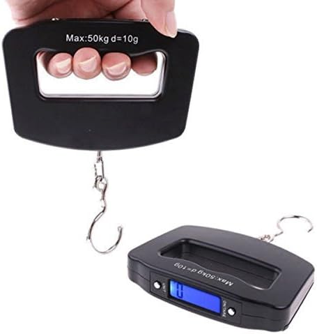 Portable LCD Digital Fish Hanging Luggage Weight Electronic Hook Scale 50kg/10g shopping by dipshop