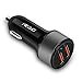 iRAG USB Car Charger 36W Dual Port Fast Charge 3.0 Compatible for iPhone Xs/XS Max/XR/X/8/8 Plus/7/7 Plus/6S/6S Plus/6,Samsung Galaxy Note 9/8/S10/S10 Plus/S10E/S9/S8/S8 Plus,Moto Z3/Z2/X4