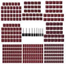 338pcs New Drum Sanding Abrasive 1/2 '' 1/4 '' 3/8" Drill Chuck Sander Tool Sets