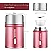 LuenHego Insulated Food Jar Wide Mouth for Hot Food, 26 oz with Spoon Stainless Steel Lunch Container,Leak Proof Double Wall Vacuum Insulated Soup Container for Ice Snack-Rose Gold