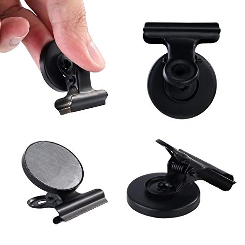 16pcs/lot Metal Refrigerator Magnetic Clip Clamp Non-Slip Memo Note Holder Gripper for Photo Displays Holding Documents Office Organizing Whiteboard Magnetic Memo Note Clip (Color : As Show) - Thumbnail 7