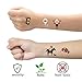 Halloween Temporary Tattoos for Kids - 150 Assorted Treat or Trick Halloween Fake Tattoo Stickers with Waterproof Cute Designs Pumpkin Ghost Monster for Girls Boys Children Party Favors Decor Goodies
