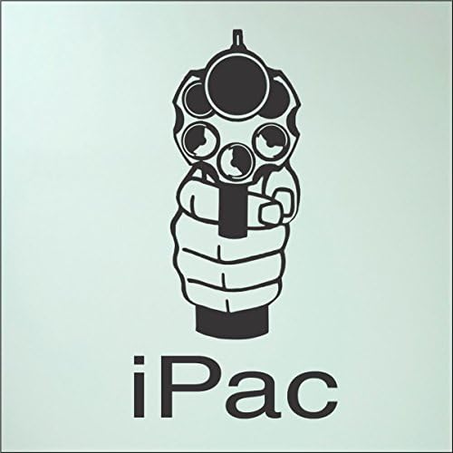 "I Pac" decal. Let your unwanted visitors know the uninvited may be dealt with harshly. Custom sizing and color options available. Great for the Man Cave.