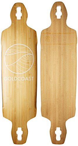 GOLDCOAST Bamboo Drop Through Longboard Deck - The Classic Bamboo Drop Through