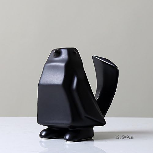 Modern simple abstract geometric pigeon animal ornaments living room TV cabinet ceramic sculpture ornaments(12.5 * 9cm) [Energy Class A+]