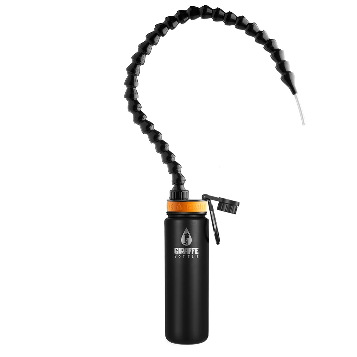 Giraffe Bottle Hands Free Drinking System, Stainless Steel Bottle (63 cm / 25 inch)