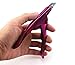 Yueton Color Coated Stainless Steel False Nail Tip Clipper Cutter Trimmer Manicure Pedicure Nail Art Tool (Purple)