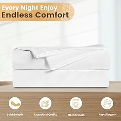 Bedlifes California King Sheet Sets- Cooling