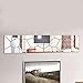 OHREX 3D Acrylic Modern Mirror Decal Art Mural Wall Sticker for Home Living Room Decoration