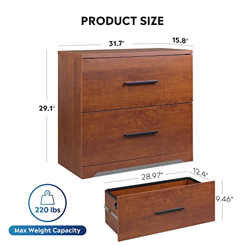 DEVAISE 2 Drawer Wood Lateral File with Antitilt Mechanism