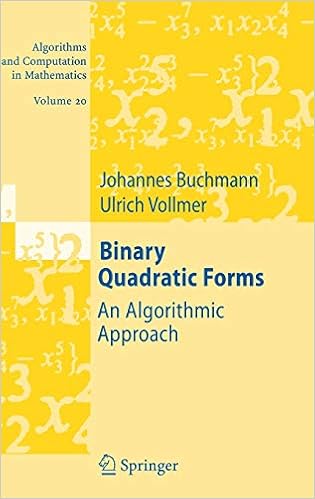 Binary quadratic forms an algorithmic approach
