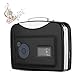 GEEKLIN 9K-A0ZU-FXIF Livepow Cassette to MP3 Converter USB Cassette Converter Cassette Player with Earphone, Portable Cassette Converter Convert Tapes to Digital Version (Black), Size, Black2