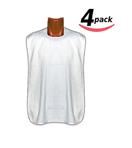 Amazon.com: Deluxe Adult Terry Cloth BIBS W/ VELCRO CLOSURE - 6PK ...