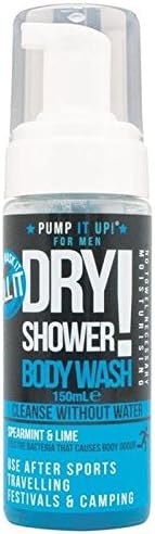 PUMP IT UP Dry Shower Body Wash, Lime &amp; Spearmint 150ml