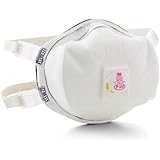 3M 8293 P100 Disposable Particulate Cup Respirator with Cool Flow Exhalation Valve, Standard