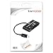 kwmobile 3in1 Micro USB Adapter Card Reader OTG for Amazon Kindle Fire HDX 8.9 2014 black