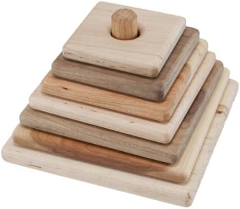 Camden Rose Hardwood Stackers - Square