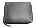 Dangerous Threads Mens Black Leather Wallet Lamb Zippered Bifold 782