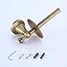 Rozin Elegant Antique Brass Bathroom Toilet Paper Holder Roll Upright Tissue Shelf