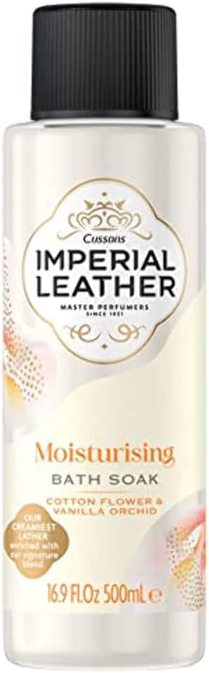 Imperial Leather Moisturising Bath Soak Cotton Flower & Vanilla Orchid 500ml