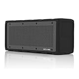 BRAVEN BRV-HD Wireless Bluetooth Speaker [28 Hour Playtime][Water Resistant] Built-In 8800 mAh Power Bank Charger - Black