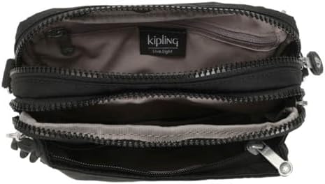 Abanu Multi Bandolera Pequeña Convertible en Riñonera, Black Noir (Negro)