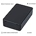 Elcoho 10 Pieces Plastic Waterproof Boxes Junction Case Compatible with Electronic Project 3.94 × 2.36 × 0.98 Inches, Black