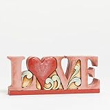 Jim Shore Love Word Plaque Miniature Figurine 4047061