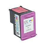 INKUTEN TM Remanufactured Ink Cartridge Replacement for HP 62XL Tri-color (C2P07AN)