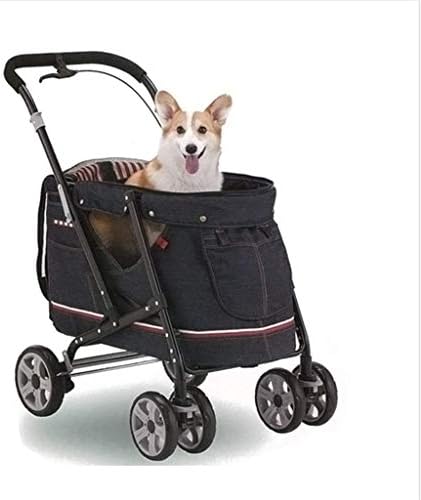 ペットの犬用ベビーカー猫や犬が外出するのに折りたためて通気