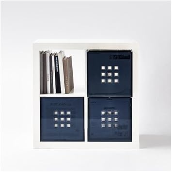 IKEA - caja LEKMAN, gris oscuro - 33 x 37 x 33 cm: Amazon.es: Hogar