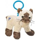 WE000231 Webkinz Kinz Klip Siamese Cat Backpack Clip