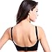 Anmengte Womens Seamless Push Up Nursing Bra Comfort Sleep Maternity Bralette (M, 03Black)