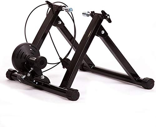 AyaMastro 21.4" Adjustable Folding Bicycle Training Exercise Stand w/ 5 Level Resistance with Ebook