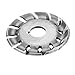 65mm Wood Shaping Disc Wood Carving Disc 16mm Bore 12 Teeth Extreme Shaping Disc for 100 Angle Grinder Woodworking Tool