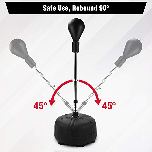 image for Ejoyous Boxing Punching Bag, Free Standing Speed Punching Ball Bag Hei