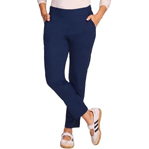 Woolx Nicole Ankle Pant - Lightweight Merino Wool Ankle Pants for Women | Comfortable Business Casual, Work, Golf & Travel Pa