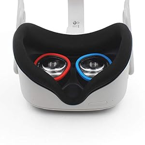 AMVR Lens Anti-Scratch Ring Protecting Myopia Glasses from Scratching VR Headset Lens Compatible for Quest 2/Quest/Rift…