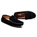 rismart Shenn Boys' Cute Slip-On Suede Leather Loafers Shoes S8884