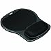Fellowes Easy Glide Gel Mouse Pad Wrist Rest - Black (93730)