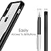 iPhone X Case, DAUPIN iPhone X Premium TPU Hard PC Clear Back Wireless Charging Shock Absorbing Case for Apple iPhone X 5.8 inch (2017 Release) - Black