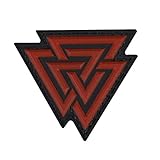 M-Tac Valknut Viking Norse Rune Morale Patches PVC Military Tactical Army (Red)